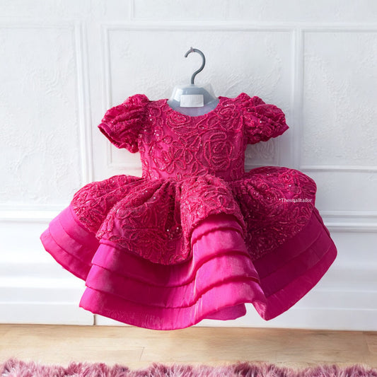 Pink Rose Dress