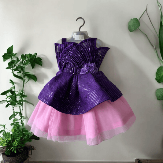 Purple structure Dress
