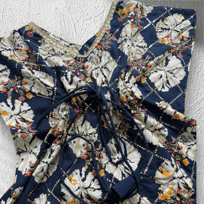 Blue Kaftan Set