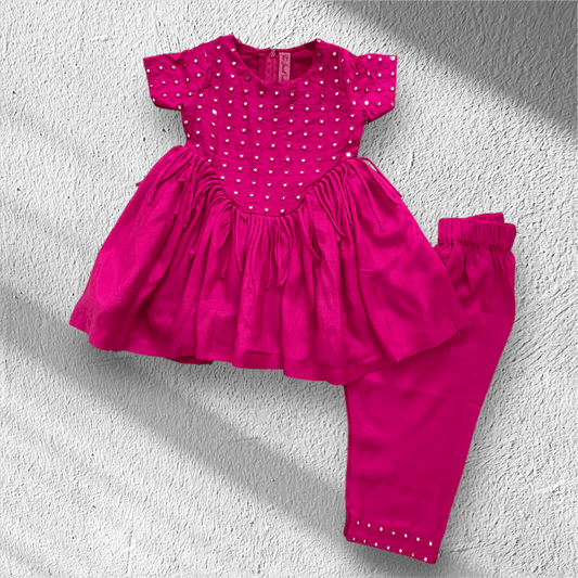 Pink Mirror Fringes