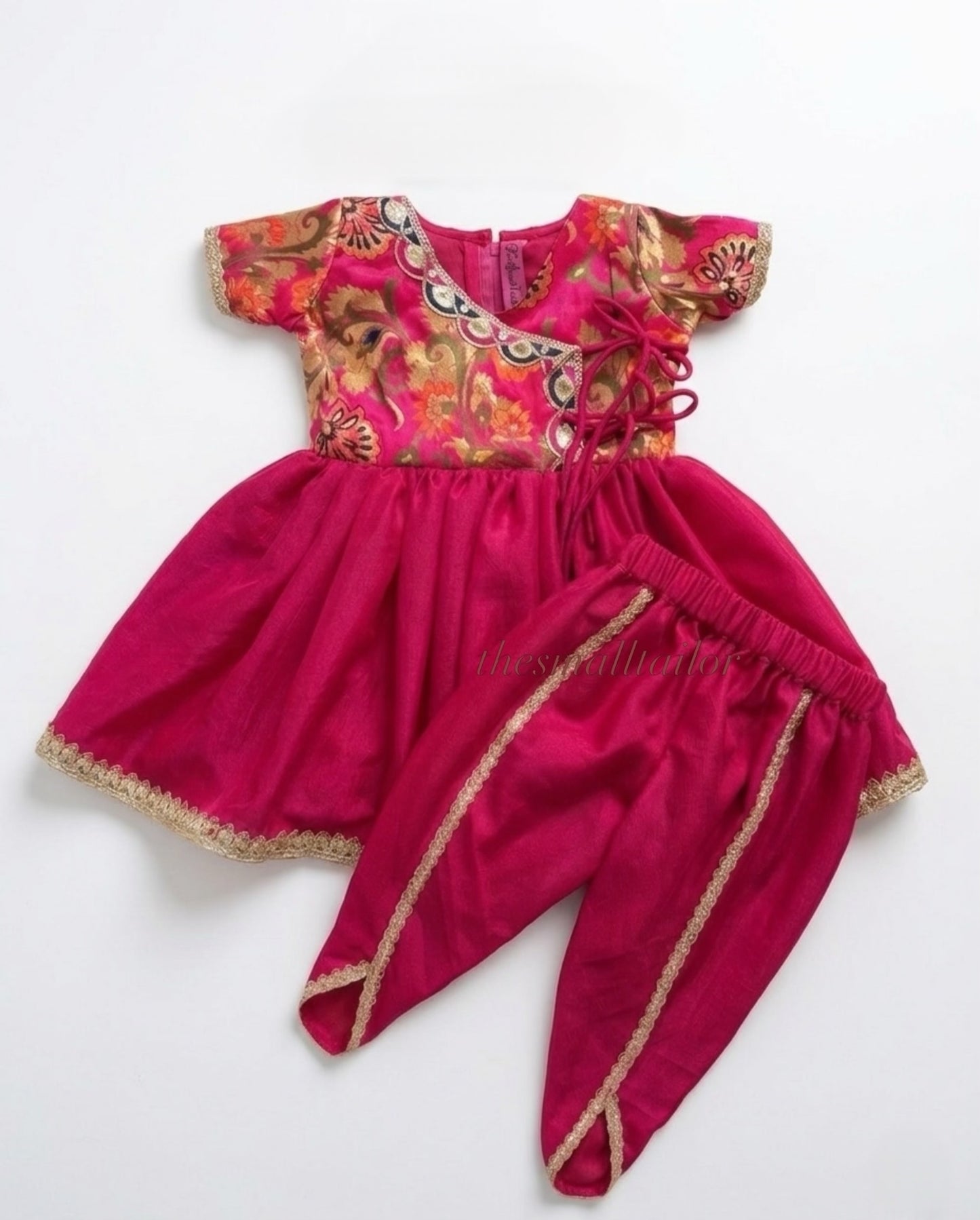 Rani Pink Brocade Achkan