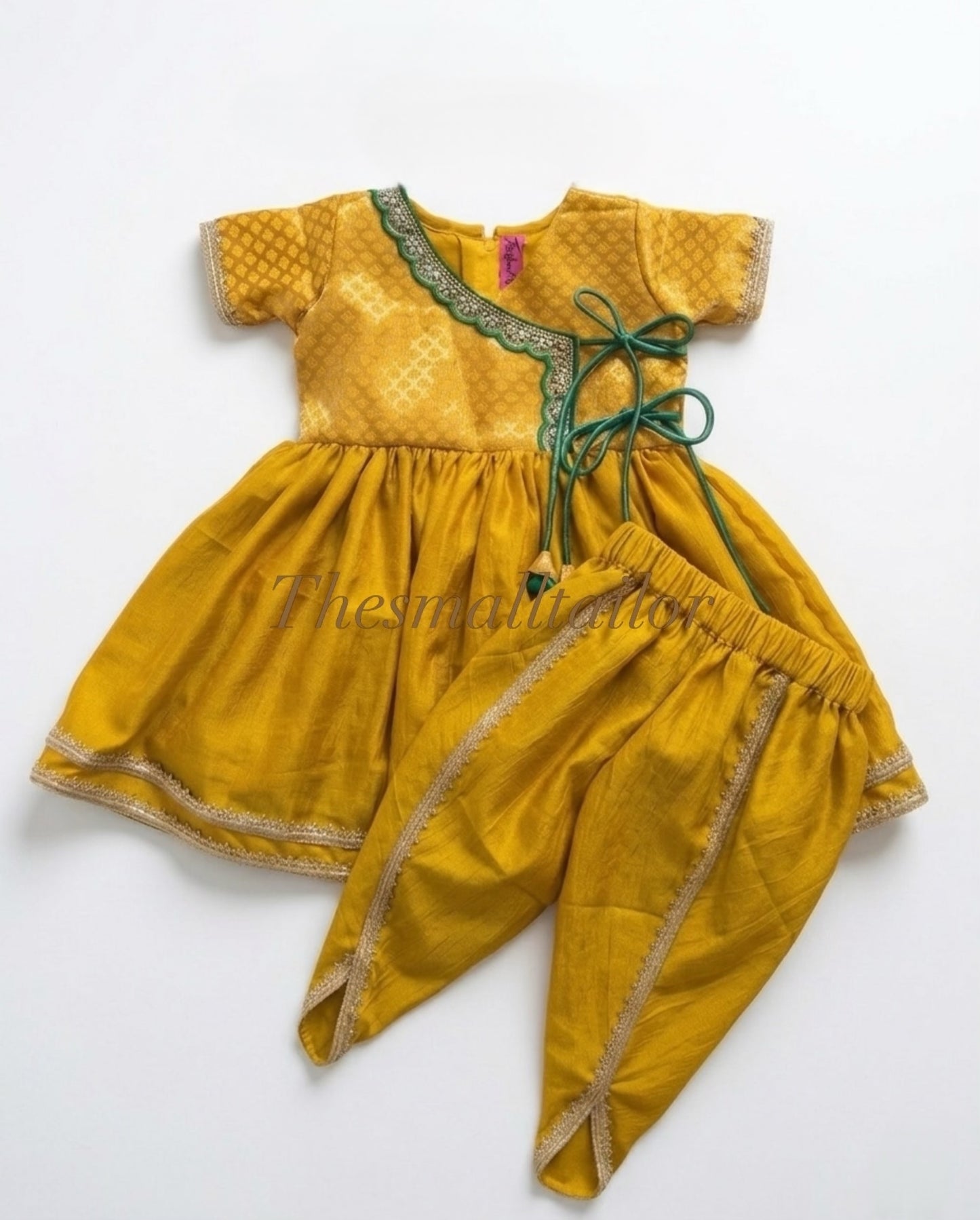Yellow Achkan Set