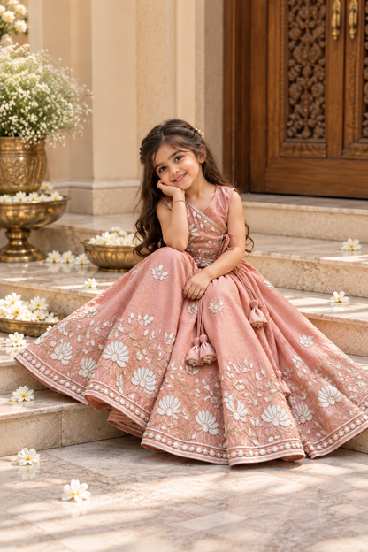 Peach Blossom Lehenga
