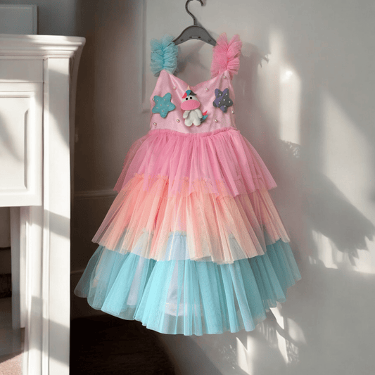 Unicorn Dress in 3 Layer