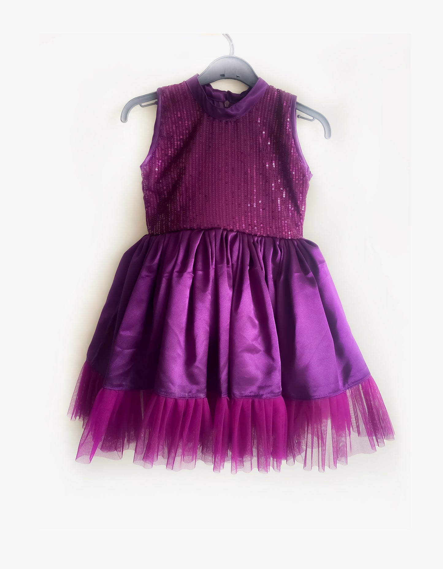 Estaa Dress In Purple And Black