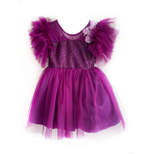 Purple Sequence Dress