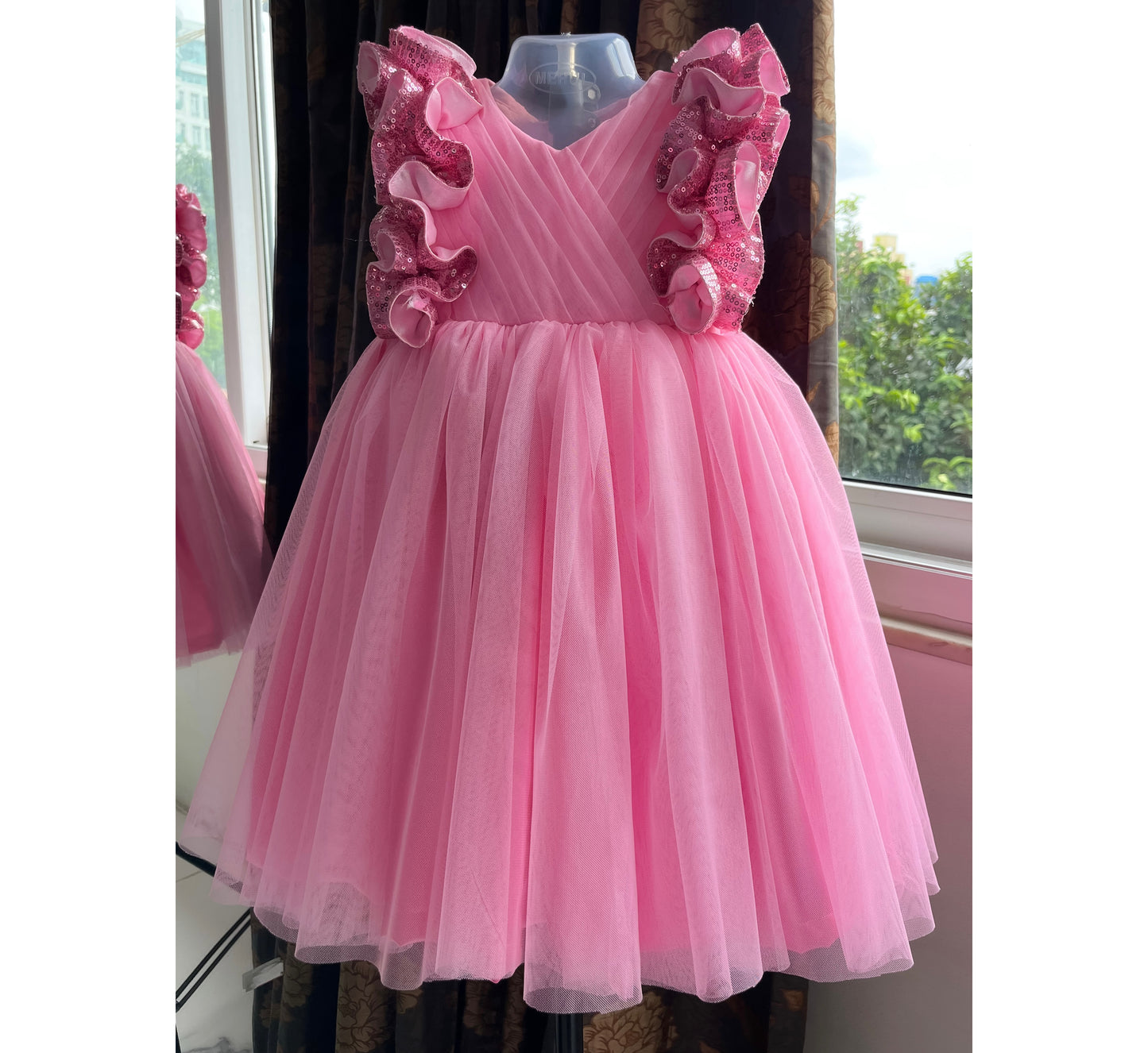 Ballerina Dress In Blush Pink Color
