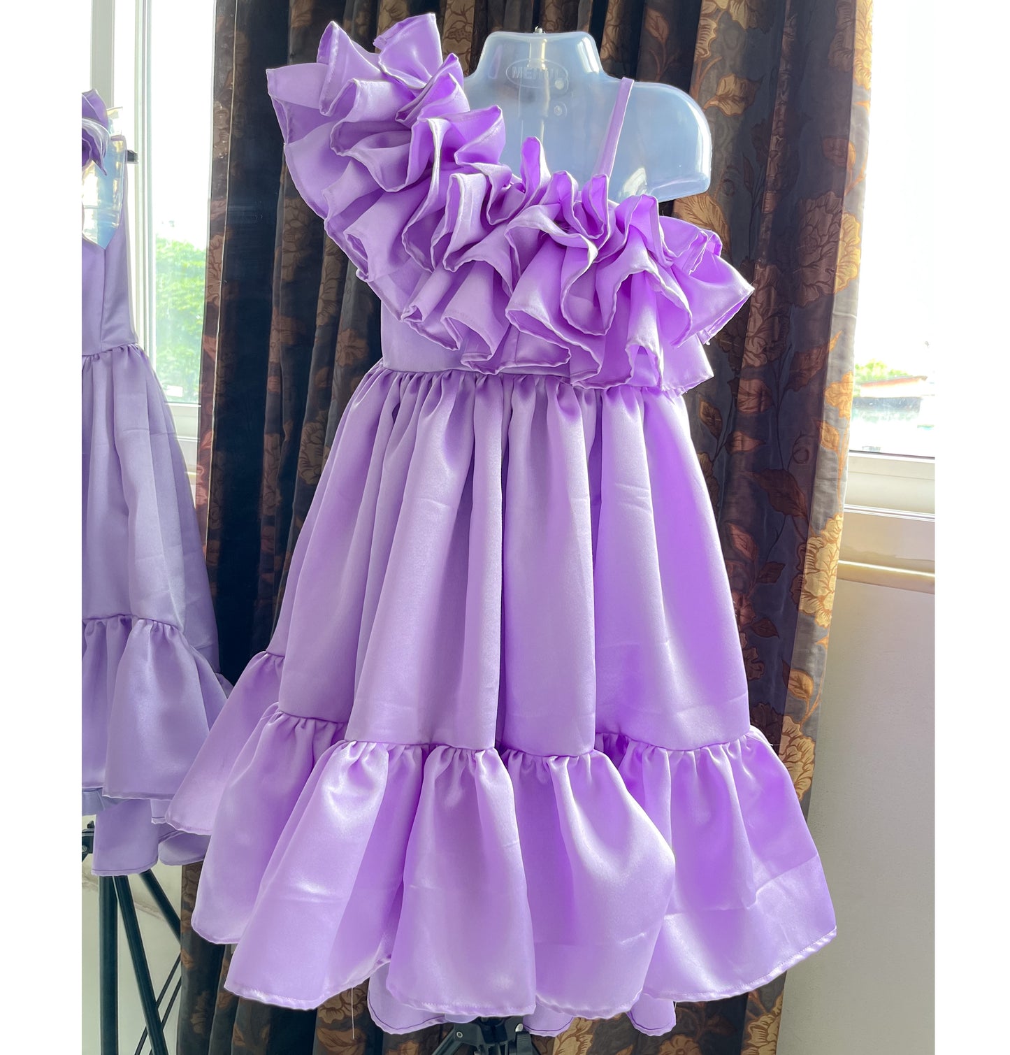 Lavender Frilled Dress
