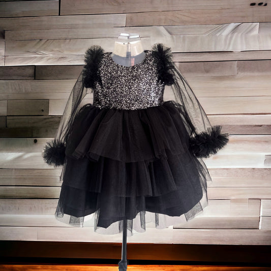 SEQUENCE BLACK DRESS