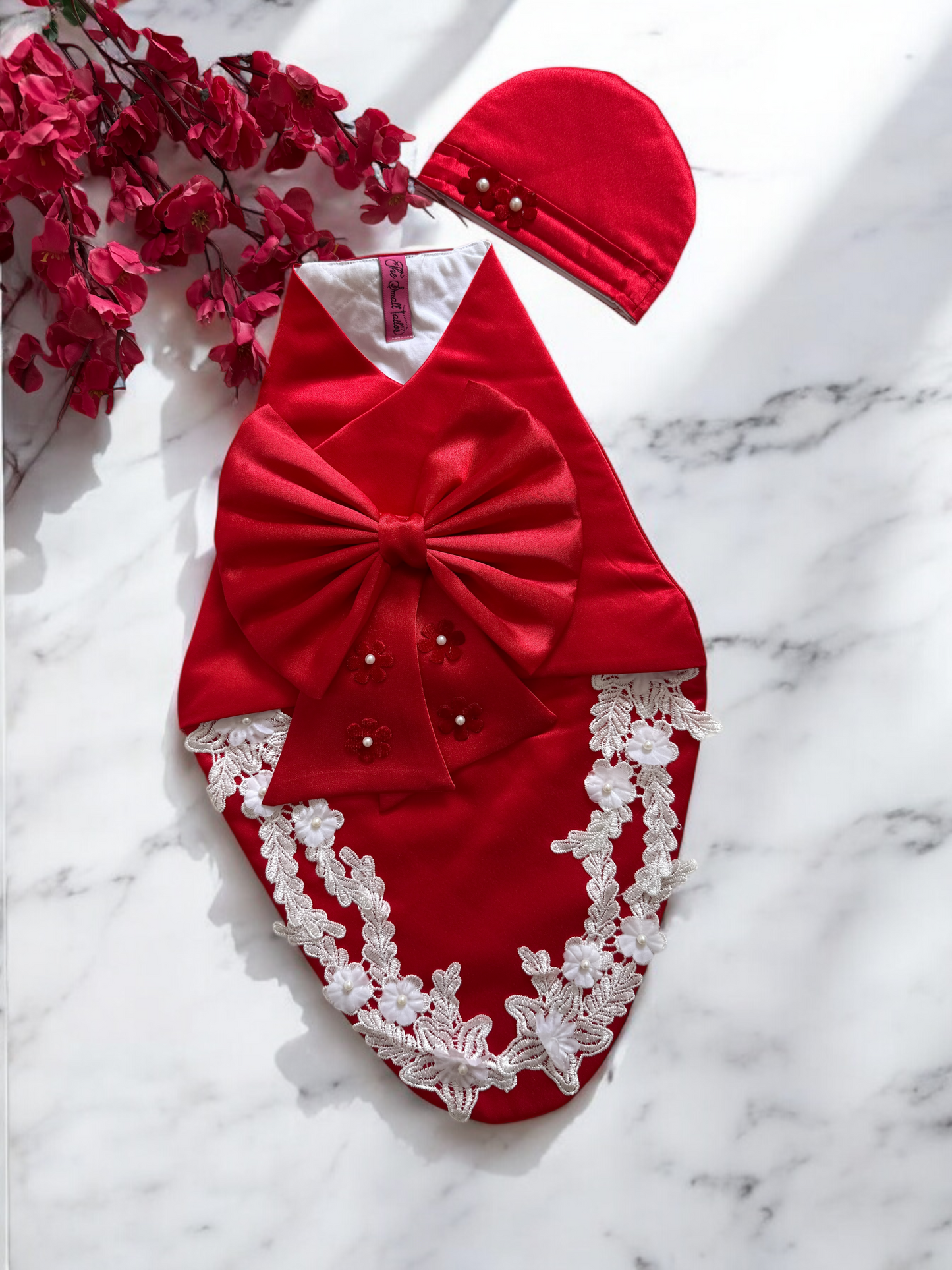 Baby Wrapper In Red