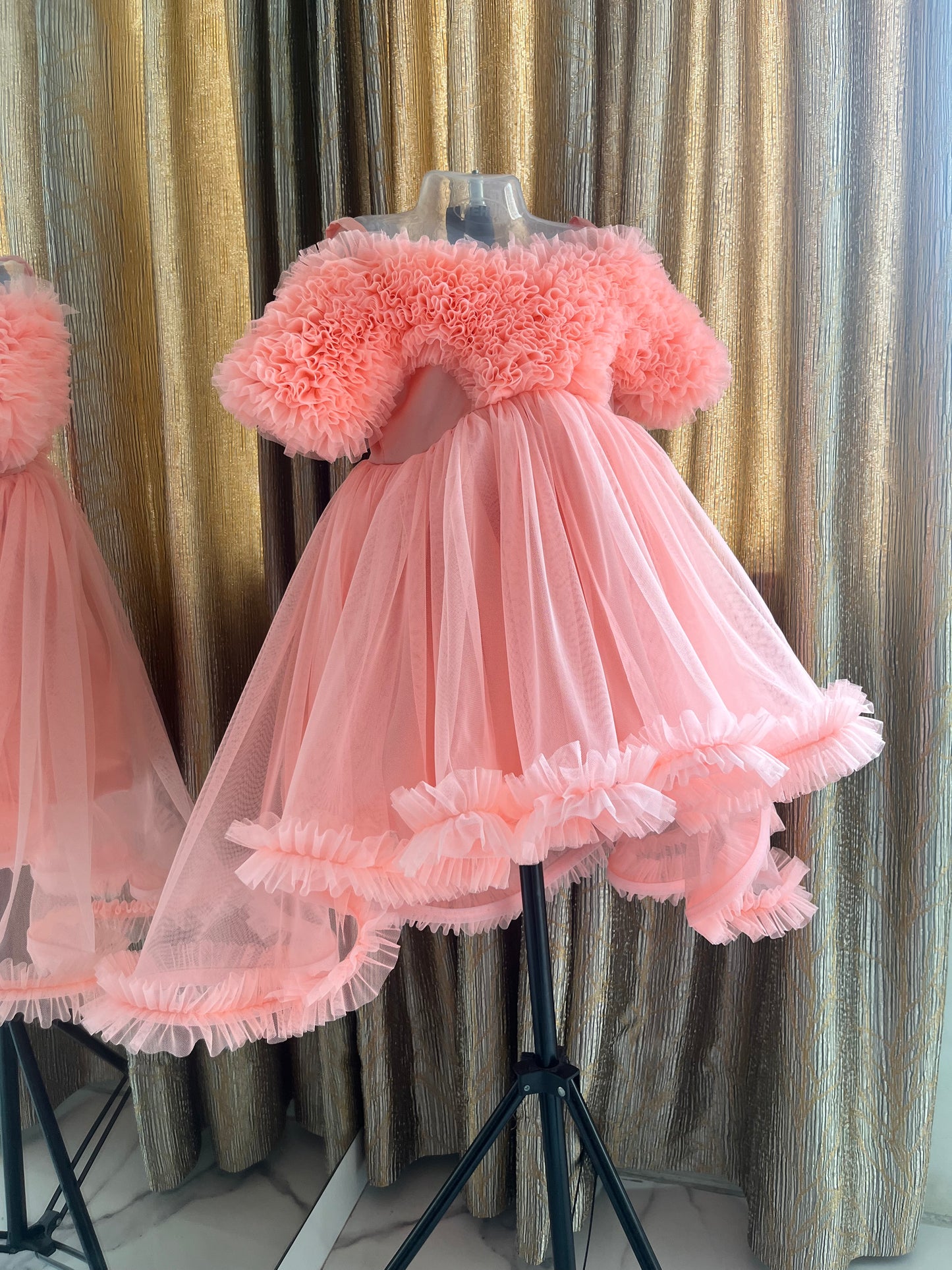 PEACH HEART DRESS