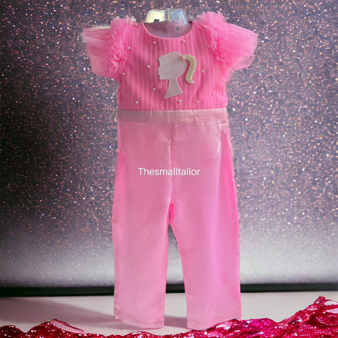 Barbie in Baby Pink Jumpsuit