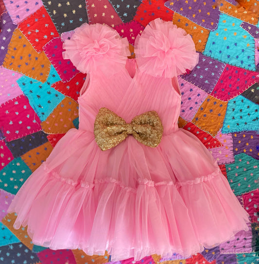 Pink Tulle Ball Dress