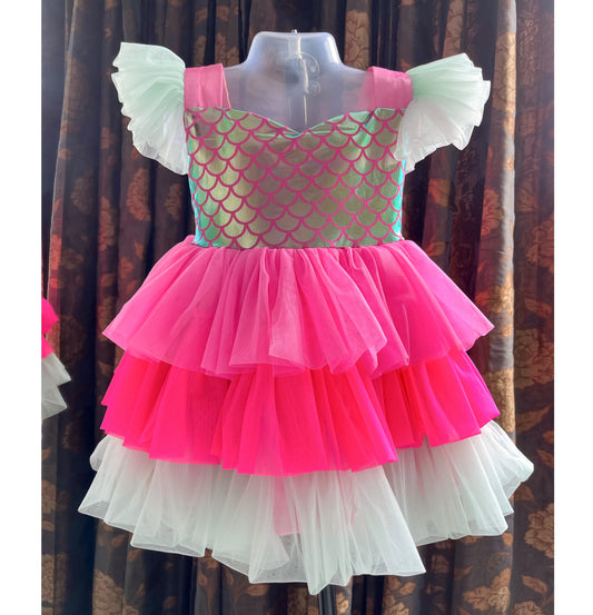 Mermaid Dress In Three Color