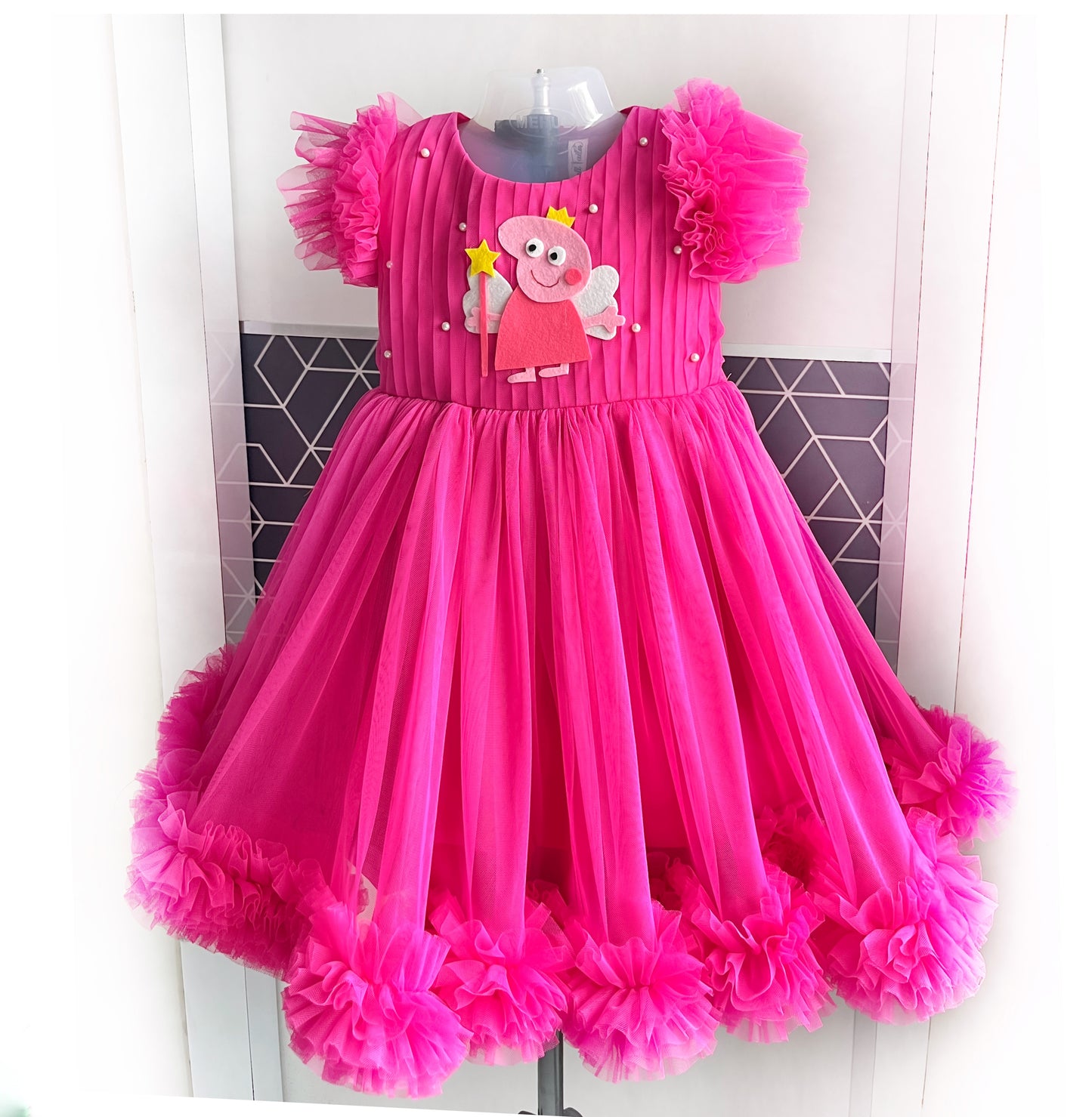 Peppa Pig in Hot pink single layer