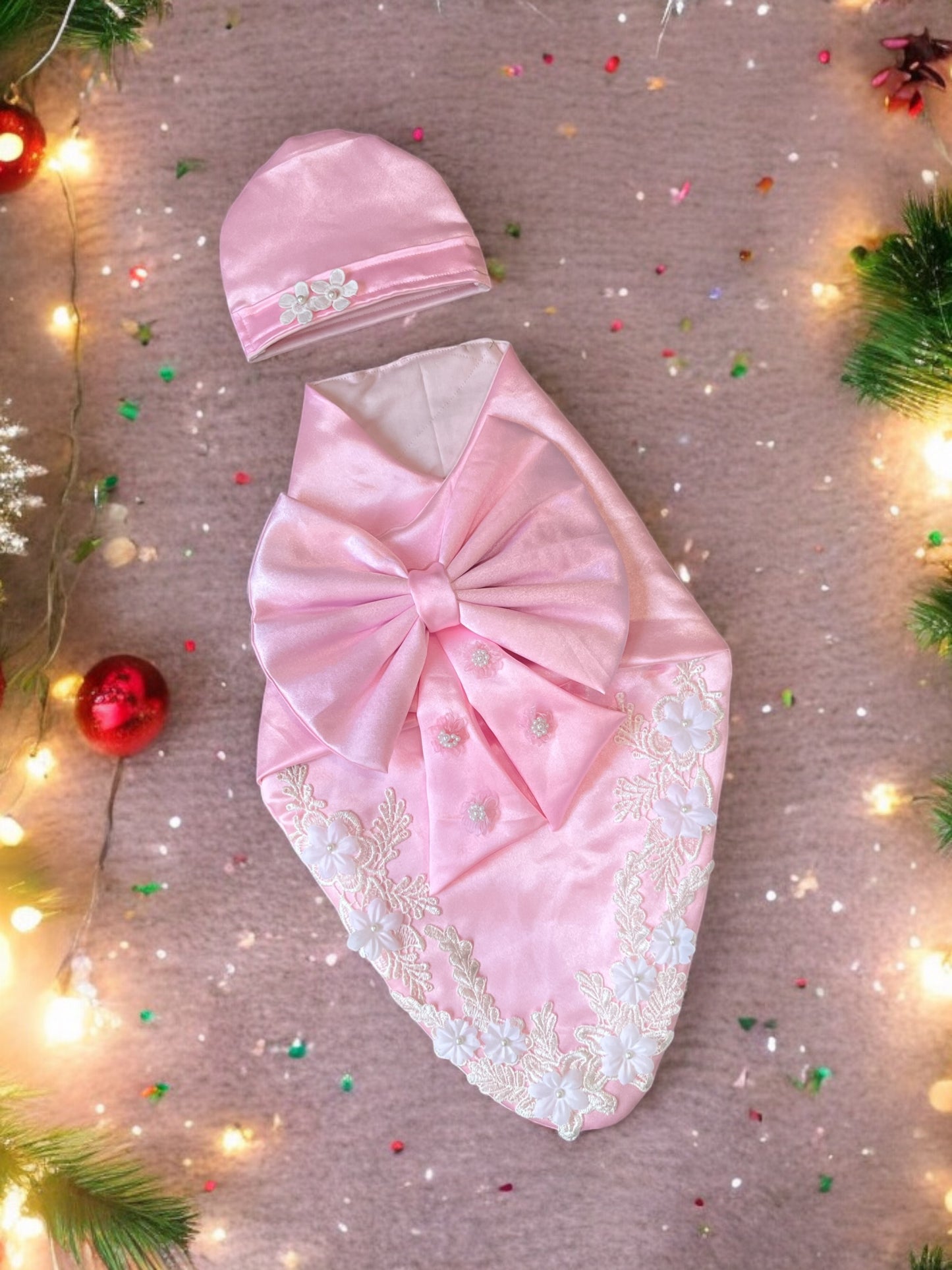 Baby Wrapper In Baby Pink