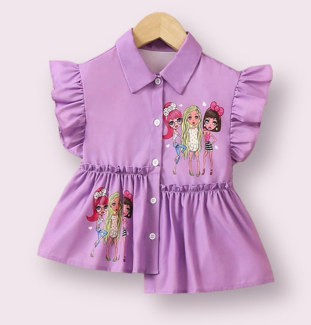 Lavender Girl Print
