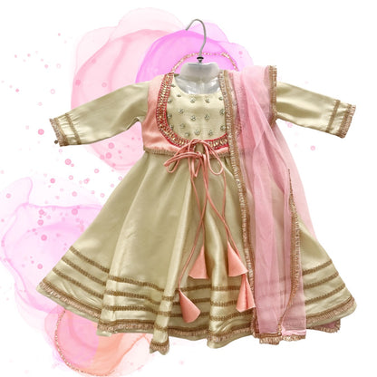 Ethnic Gown With Jacket Anarkali Style